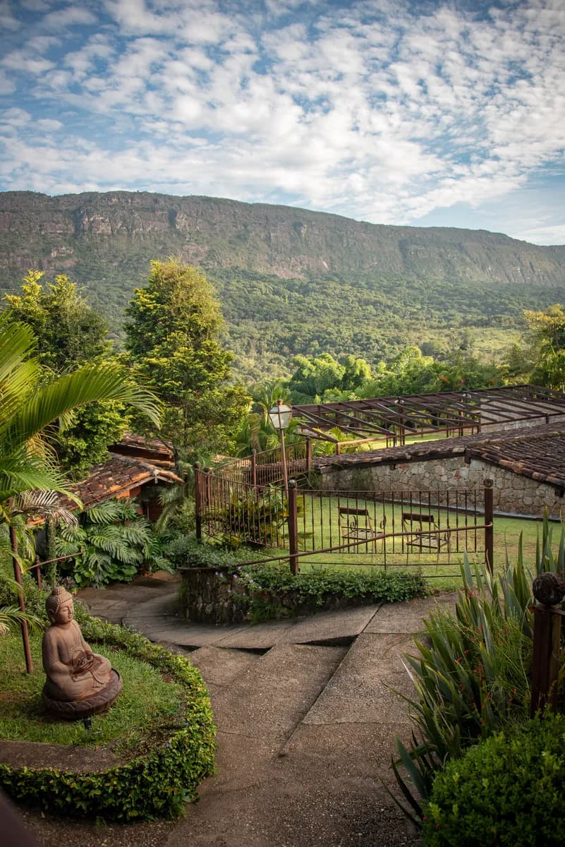 Vista da Serra de São José a partir da pousada